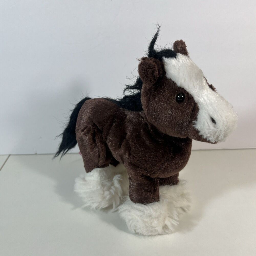 Ganz Brown Horse Plush Bean Toy Stuffed Animals